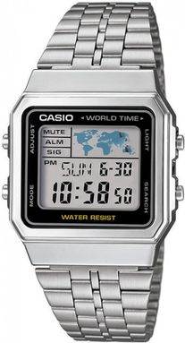 CASIO A 500WEA-1 Svetové časy